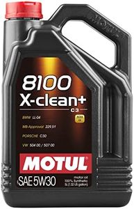 Motul 8100 X-Clean+ 5W30 100% Synthetic Engine Oil 5 Liter (106377)