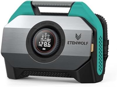 ETENWOLF VORTEX S6 Tire Inflator Portable Air Compressor, Cordless Air Pump