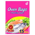 Oven Bags Cooking Roasting Bags for Chicken Meat Ham Seafood Vegetable (35×43 cm)