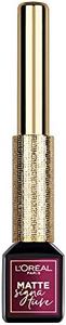 L’Oréal Paris Matte Signature Liquid dip-In Eyeliner, Ultra-Precise, Waterproof, Burgundy, 1.5 Milliliters
