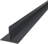 Anthracite Grey 5m Long Aluminium End Closer Starter Trim for Coastline Composite Cladding Board