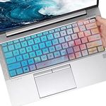 Colorful Keyboard Cover for HP EliteBook 630 G8 G9 G10/EliteBook 430 G8 /EliteBook X360 435 G8 G9 /EliteBook X360 830 835 G7 G8 13.3 inch Keyboard Protective Skin (NOT FIT 830 835 G9 G10)