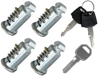 4 Pack Lock Cores Compatible with Thule One-Key System Lock Cylinders,Key Cylinder for Bike Rack, Roof Cargo, Roof Rack, Towers, Ski Rack ﻿
