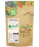 Wholefood Earth Soup Mix - A Mix of Lentils, Peas and Barley 3 kg | GMO Free | High Fibre | High Protein