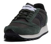 Saucony Mens Jazz Original Vintage Sneaker, Drk Grn Blk, 10 UK