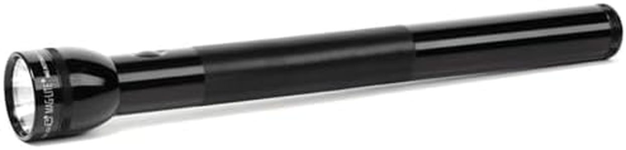 Maglite Heavy-Duty Incandescent 5-Cell D Flashlight in Display Box, Black
