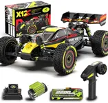 LAFPACY RLAARLO 1/12 Brushless RC Cars for Adults, Max 60 MPH Fast RC Buggy, All Terrain High Speed Remote Control Car Hobby Off-Road RC Truck 4x4 Monster Trucks with 3S Battery