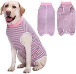Axcimond Dog Recovery Suit Dog Bodysuit After Surgery Dog Spay Recovery Suit Female Male Dog Surgery Recovery Suit Dog Surgical Suit Medical Pet Shirts for Dogs Operation Vest Collar Cone Alternative