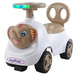 JoyRide Brown Elephant Ride-On Baby/Kids Ride for Boys & Girls 1-3 Years with Light Horn Storage Compartment (Brown)