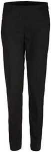 SLIM-SATION Womens Golf Apparel - Women's Regular Pull-On Straight-Leg Pant with Pockets (Black,10)