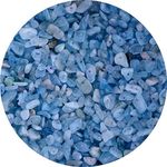 Natural Chip Stone Beads 5-8mm About 400 Pieces Irregular Gemstones Healing Crystal Loose Rocks Bead Hole Drilled DIY for Bracelet Jewelry Making Crafting (5-8mm, Aquamarine)