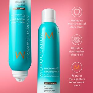 Moroccanoil Dry Shampoo for Dark Tones – Refreshes & Cleanses Hair