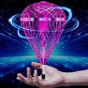 Flying Ball Pro Toy with LED Lights & Replaceable Battery – AI Motion DropleapFly Drone with 360° Flip, Enclosed Propellers – Indoor Outdoor Party Toy Gift for Kids, Boys, Girls Ages 6+