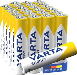 VARTA Piles AAA, lot de 24, Energy, Alcalines, 1,5V, emballage recyclé à 80%, pour des besoins de base simples, Made in Germany