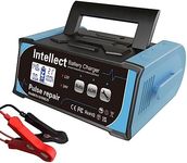 BAUSATZ Car Battery Charger 12V 24V Battery Charger Motorcycle Battery Charger Portable Car Battery Charger 12V Fast Charge AGM Battery Charger Lead-acid Battery Charger 200W (UK Specification)