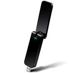 TP-Link AC1300 High Gain WiFi USB Adapter (Archer T4U)- Dual Band Wireless Network Adapter for Desktop with 2.4GHz/5GHz High Gain Antennas, MU-MIMO, Support Windows 10/8.1/8/7/XP, Mac OS