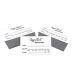 200 Appointment Reminder Cards for Business, Hair Salon, Dental Office, Massage Therapist, Grooming, Hairdresser, Medical Doctors and More - Bulk Pack of Your Next Appointment Cards