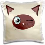 3dRose LLC. Cute Winking Cat Siames