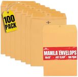 1InTheOffice Clasp Envelopes 10x15,