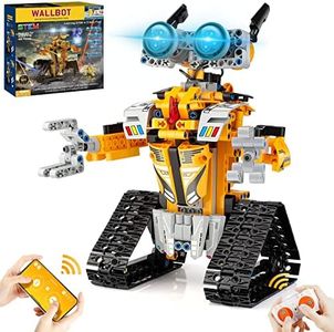 AoHu STEM Projects for Kids Ages 8-12, Remote & APP Controlled Robot Programmable Building Toys Gifts for Boys Girls (468 Pieces)