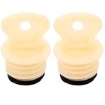 Healifty Hot Water Bottle Cap, 2pcs Hot Water Bottle Stopper Rubber Hot Water Bag Plug Replacement Hot Water Sack Plugs