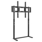 UNHO Floor TV Stand with Bracket: Free Standing TV Trolley Height Adjustable TV Bracket Stand for 32”-100” Flat Panel LED LCD Screens Max VESA 800x400 up to Loading Weight 40KG