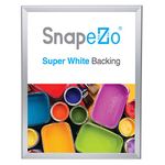 SnapeZo Photo Frame 17x22, Silver, 1.25 Inch Aluminum Profile, Front-Loading Snap Frame, Wall Mounting, Professional Series