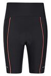 Mountain Warehouse Commuter Womens Cycling Shorts - Chamois Padding, Wicking, High Rise, UV Protect Max Ladies Short Pants - Best for Summer, Bike Rides, Triathlons Black 8