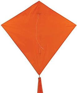 In the Breeze 3298 - Tangerine 30 Inch Diamond Kite - Solid Orange, Fun, Easy Flying Kite