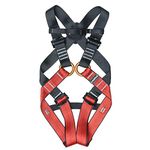 DFGENLY Rock Climbing Harness Kids Safety Harness Outdoor Adjustable Full Body Protection Designed for Kids Ages 3-14 for Tree/Rock Climbing Gear Fall ProtectionS