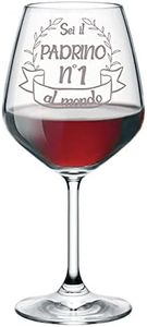 Colorfamily calice con incisione padrino - idea regalo padrino - sei la migliore del mondo