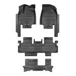 TuxMat - for Infiniti QX60 7-Seater 2022-2025 Models - Custom Car Mats - Maximum Coverage, All Weather, Laser Measured - This Full Set Includes 1st, 2nd and 3rd Rows