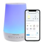 Baby Sound Machine, Momcozy White Noise Machine for Baby Sleeping with Night Light, Toddler Sleep Trainer 34 Soothing Sleep Sounds, Timer, App Remote Control, Personal Sleep Routine Alarm Clock(Blue)