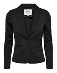 ONLY Women's Onlpoptrash Blazer Noos Suit Jacket, Grey (Black), M UK