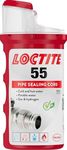 LOCTITE 55 Pipe Thread Sealant, Non Curing Thread Sealant for Plumbing Pipes and Fittings, Reliable Fast Action Pipe Sealant for Metal and Plastic, 160m