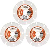 BGTEC Carbide Wood Cutting Disc,3pcs 5 Inch/125MM Vacuum Brazed Carbide Cut-Off Wheel Blade for Wood Board, Gypsum Board, Rubber Pipe, Plastic