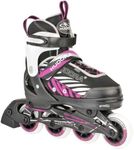 HUDORA Inline Skates Mia/Leon - Inline skates for children/teenagers & adults in different sizes & colours - Roller skates adjustable up to 4 sizes - Comfortable & stylish skates