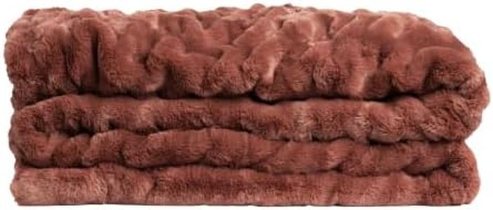 Big Blanket Co Cloud Luxe Mocha | 8' x 8' Ultra-Plush Cloud Blanket | Incredibly Soft, Machine Washable | Luxury Oversized Throw