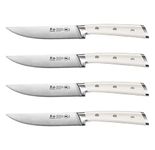 Cangshan S1 Series 1020366 German Steel Forged 4-Piece Steak Knife Set, 5-Inch Blade