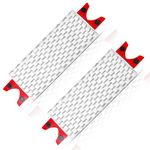 2 Pack Mop Refill Compatible with Vileda 1-2 Spray,1-2 Spray Mop Head Replacement,Microfibre Grey