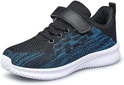 YHOON Kids Shoes Boys Sneakers Sports Athletic Running Shoes Girls Causal Shoes Navy Blue Toddler Size 9