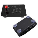 USB Joystick Pc Logitech Controller,USB Controller,Fight Stick,Rocker Game Joystick 8 Button Game Handle Controller(Black)