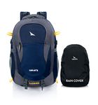 Lunar's Hammer Laptop Bag for Men, Navy Blue | 50L Water Resistant Backpack for Men | Fits upto 17.3" Laptop | Stylish & Durable | For Office/Travel/Business Laptop Backpack | 1 Yr Warranty