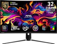 MSI MAG 321CUP 315 Inch UHD Curved Gaming Monitor - 1500R 3840 x 2160 VA Panel, 160Hz - 1ms, Adaptive-Sync - DP 14a, USB Type-C (DP alt, w- 15W PD), HDMI 21 CEC