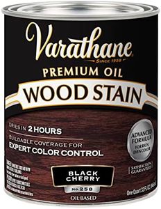 Rust Oleum 1 qt Rust-Oleum Brands 241411H Black Cherry Varathane Oil-Based Interior Wood Stain