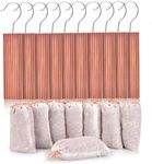 Homode Cedar Blocks, Cedar Hang Ups for Clothes Storage, Cedar Sachets for for Closets and Drawers, Fresh Scent Ceder Wood, 18 Pack