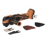 Evolution Power Tools R18MLT-Li Cordless Multi-Tool 18v Li-Ion EXT, Multi-Purpose & Multi-Material for Cutting, Shaping, Scraping & Sanding, Battery Not Included