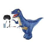 Space Enterprises Inflatable Dinosaur RC Toy for Kids, Electric Dinosaur Toy with 360°Rotation, Rechargeable T-Rex RC Walking for Christmas Birthday Gifts for Kids Age 6-12 Years (Multicolor)