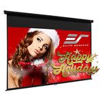 Elite Screens Manual B 110-INCH Manual Pull Down Projector Screen 4K 8K 3D Ultra HDR HD Ready Home Theater Movie Gaming Presentation Screen, M110H