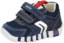 Geox Baby Boys IUPIDOO BOY Sneaker, Navy/White, 18 Toddler US